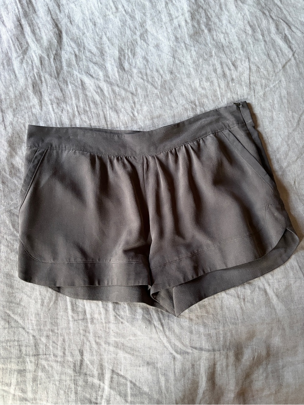 Anine Bing 100% Silk Shorts